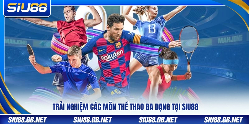 Danh mục cá cược thể thao phong phú tại Siu88